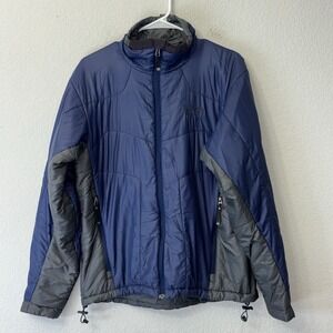 VTG Mountain Hardwear Compressor PrimaLoft Jacket Men's Size M Blue Gray Y2K